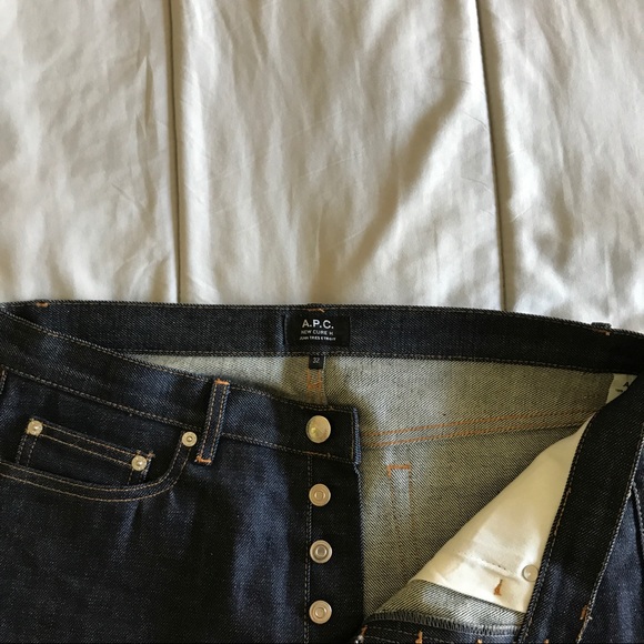 A.P.C. Slim Straight Leg Selvedge Jeans - Picture 6 of 7